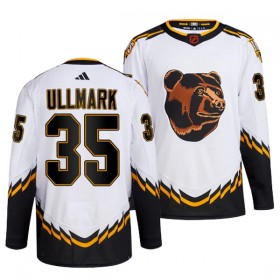 Boston Bruins Trikot Linus Ullmark 35 Adidas 2022-23 Weiss Reverse Retro 2.0 Authentic - Herren